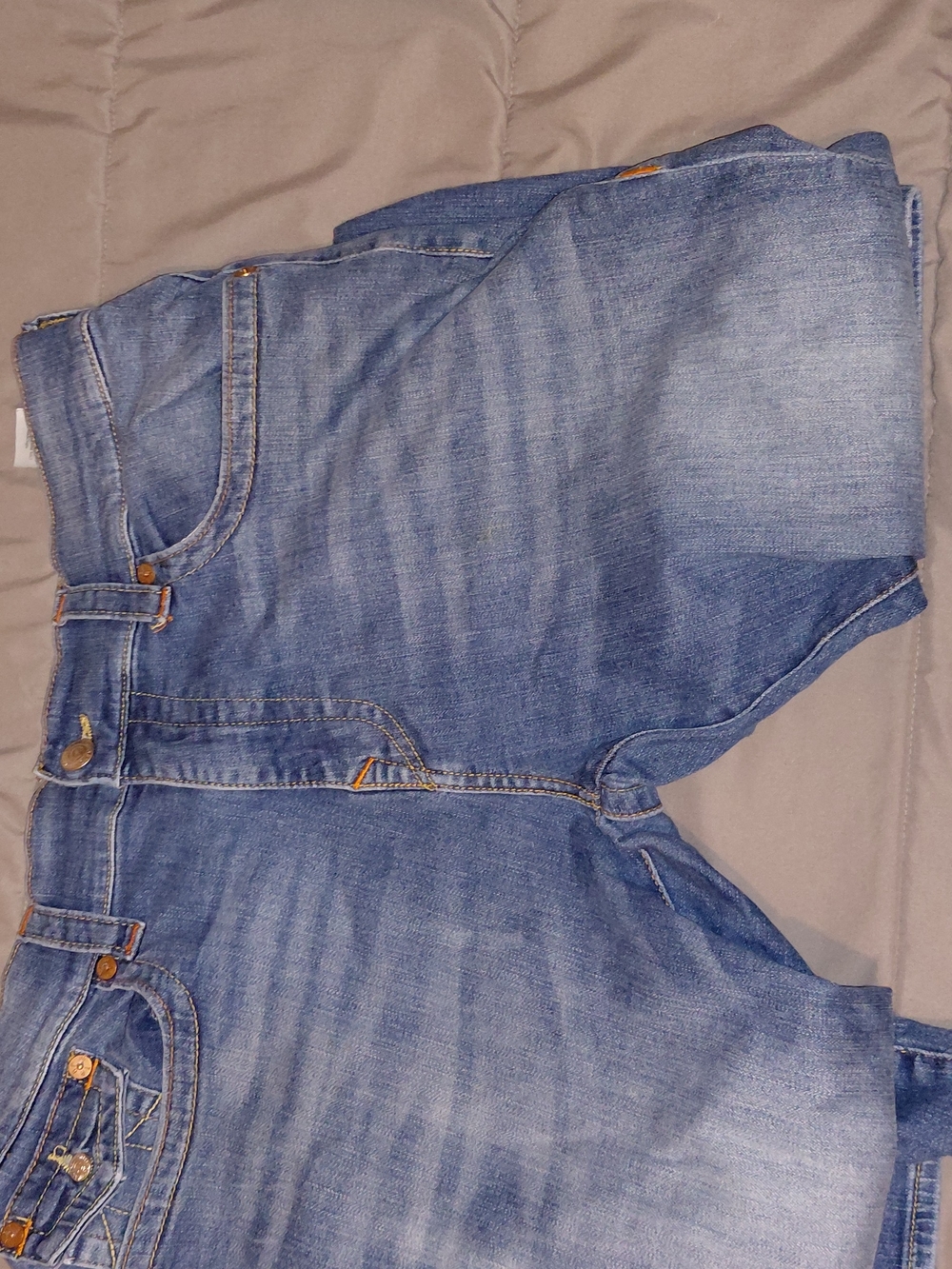 True Religion Men's Relaxed Blue Jeans